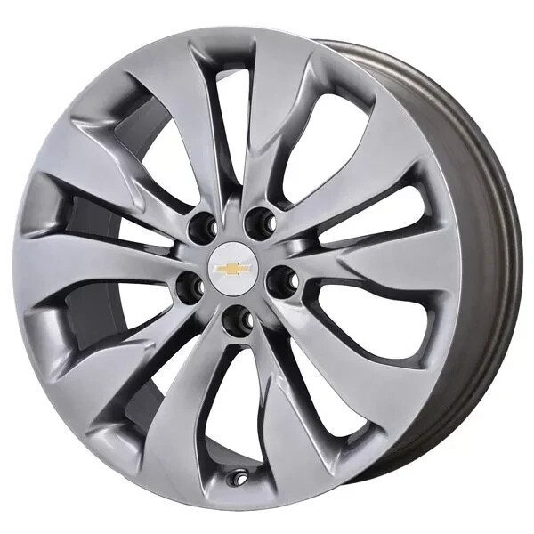 19" CHEVROLET MALIBU WHEEL RIM FACTORY OEM 5718 2016-2019 HYPER SILVER 22969725