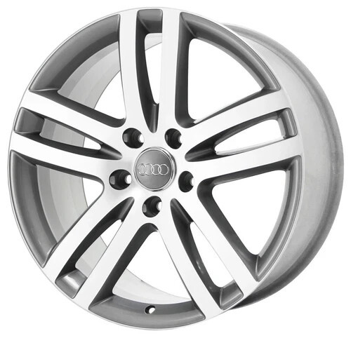 20" AUDI Q7 WHEEL RIM FACTORY OEM 58806 2007-2013 MACHINED GREY 4L0601025M
