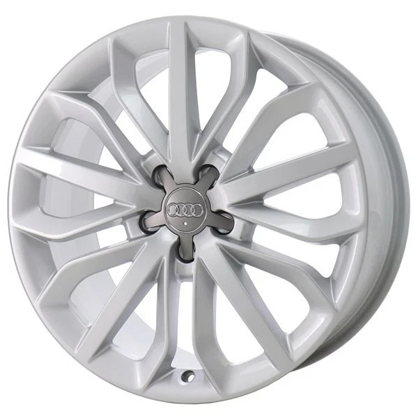 19" Audi A6 Wheel Rim Factory OEM 58896 2012-2015 Silver 4G0601025BG