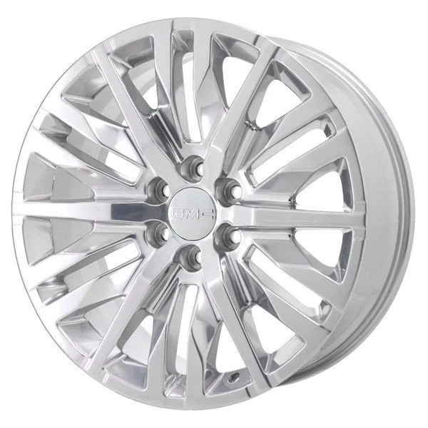 22" GMC Sierra 1500 Wheel Rim Factory OEM 5921 2019-2026 Polished 84437264