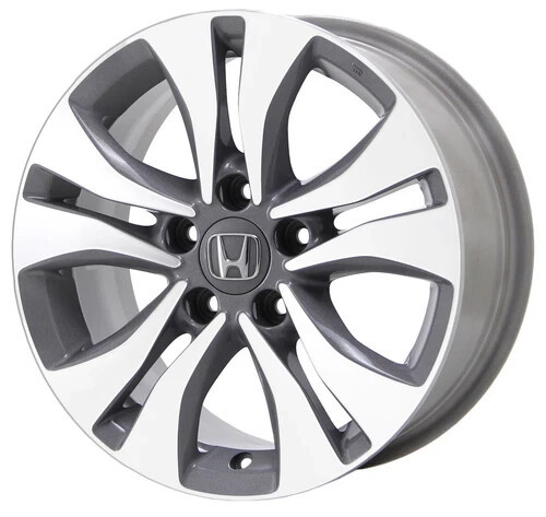 16" HONDA ACCORD WHEEL RIM FACTORY OEM 64046 2013-2015 MACHINED GREY 42700T2AA71