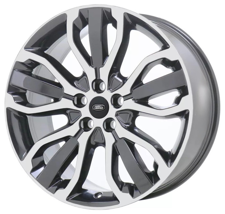 21" LAND ROVER RANGE ROVER WHEEL RIM FACTORY OEM 72254 2014-2022 MACHINED GREY