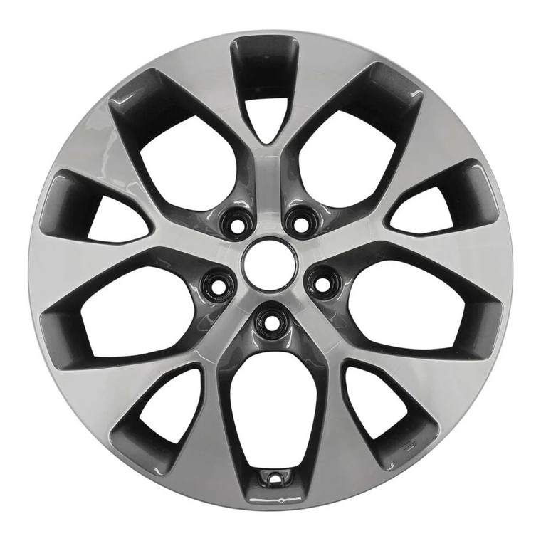 18" KIA SOUL WHEEL RIM FACTORY OEM 74662 2012-2013 MACHINED GREY 529102K750