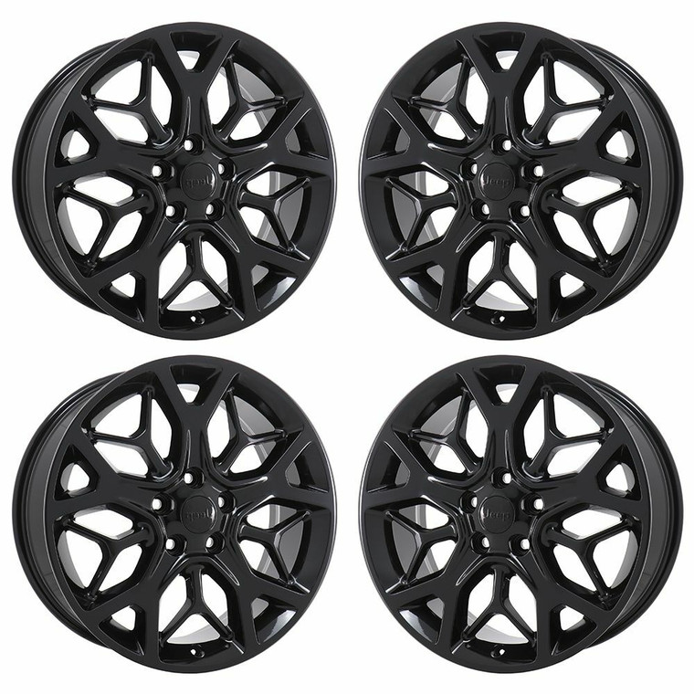 20" Jeep Grand Cherokee PVD Bright Wheels Rims Factory OEM 9181 SET 6EZ05TRMAA