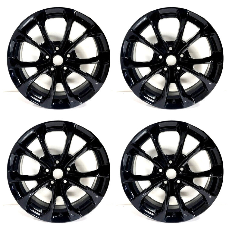 20" Jeep Grand Cherokee Summit Black wheels rims Factory OEM set4 9212 9213