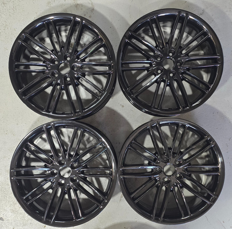 20" LINCOLN MKT WHEELS RIMS FACTORY OEM 3937 2013-2019 GLOSS BLACK SET OF 4