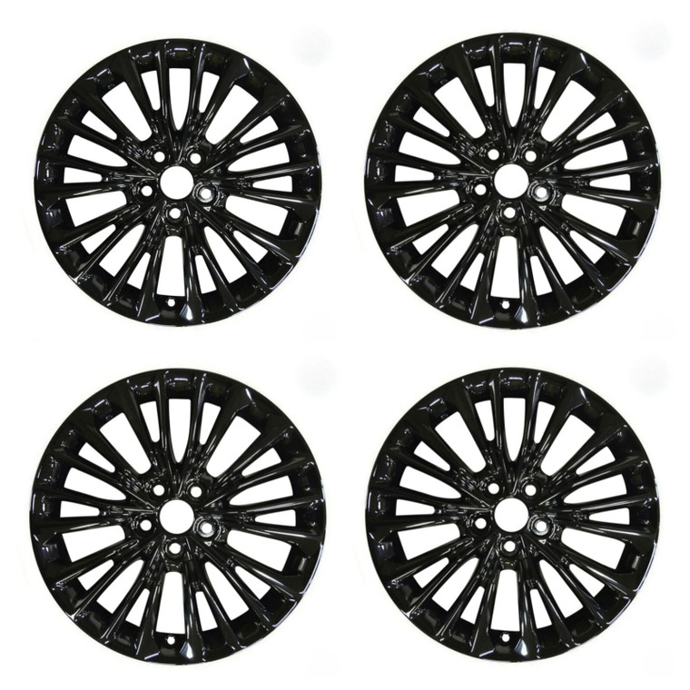 19" TOYOTA AVALON WHEELS RIMS FACTORY OEM 75234 2019-2022 GLOSS BLACK SET