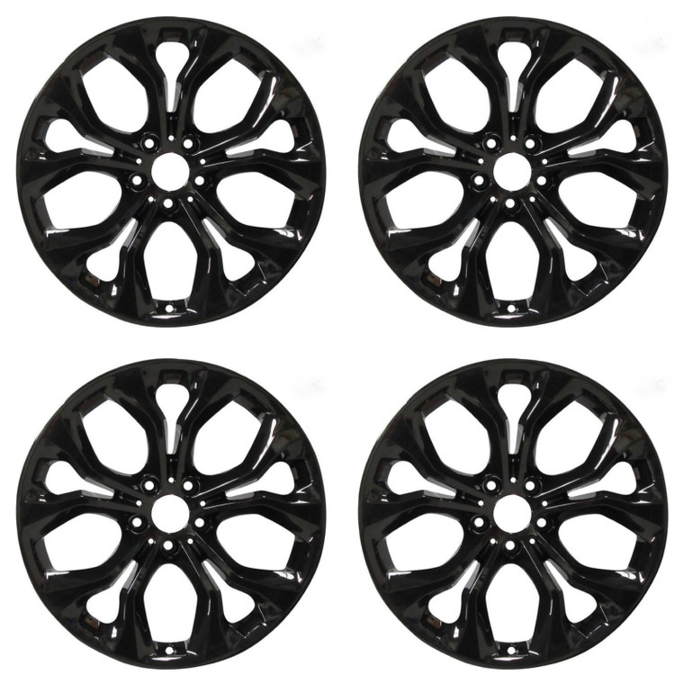 20" BMW X5 WHEELS RIMS FACTORY OEM 86055/86060 2014-18 GLOSS BLACK STAGGERED