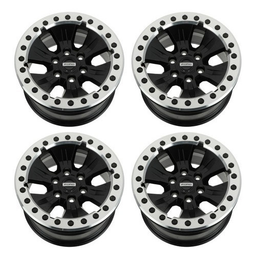 17" FORD F150 WHEELS RIMS FACTORY OEM 10114 2017-19 BEADLOCK BLACK  HL3Z1007D