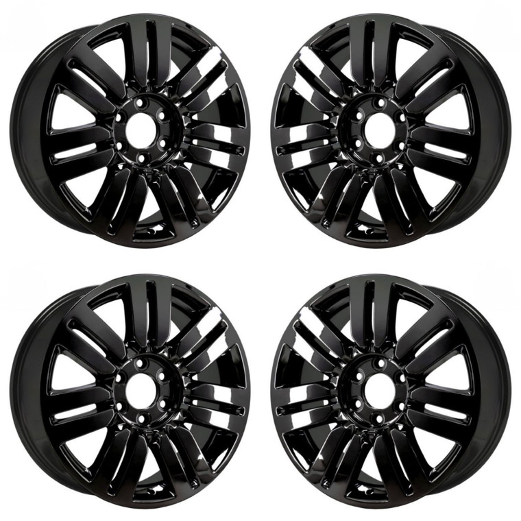 20" Lincoln Navigator Gloss Black Wheels Rims Factory OEM 3651 2006-2019 Set