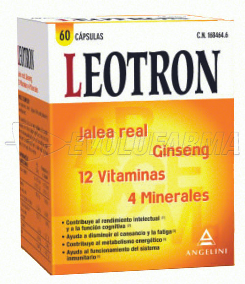 Leotron vitaminas. caja de 60 cápsulas Leotron vitaminas. caja de 60 cápsulas