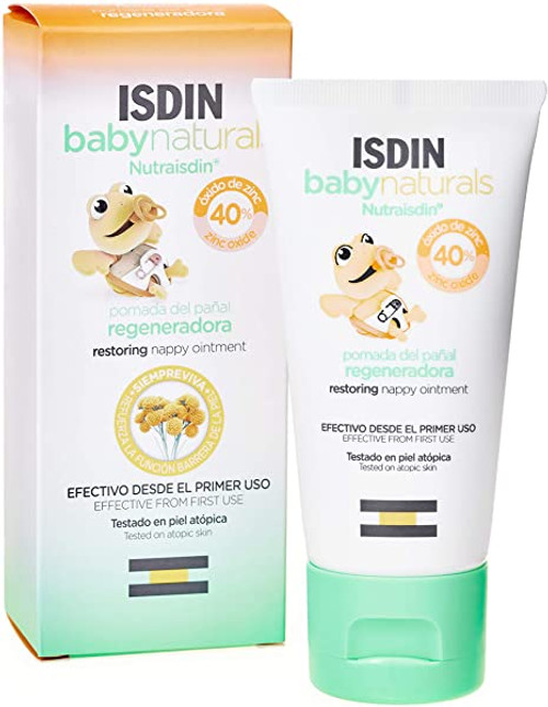 Isdin baby naturals nutraisdin pomada del pañal regeneradora 1 envase 50 mL Isdin baby naturals nutraisdin pomada del pañal regeneradora 1 envase 50 mL