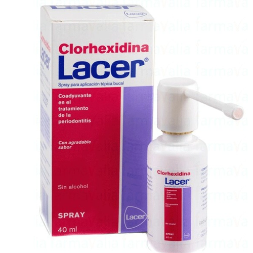 Lacer colutorio clorhexidina spray 40 mL Lacer colutorio clorhexidina spray 40 mL