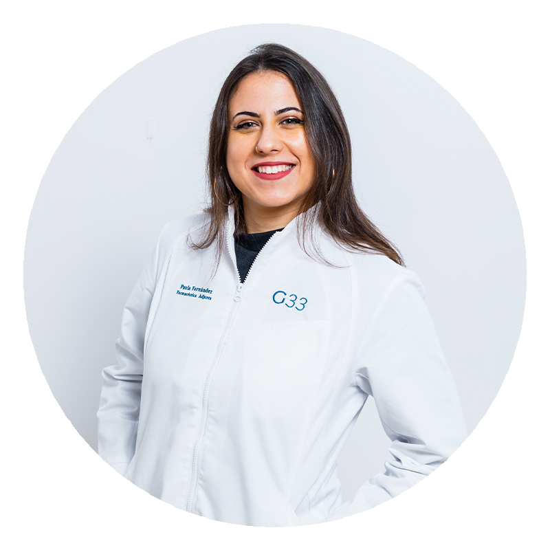 Paula Fernández Cuesta, Farmacia Genciana 33