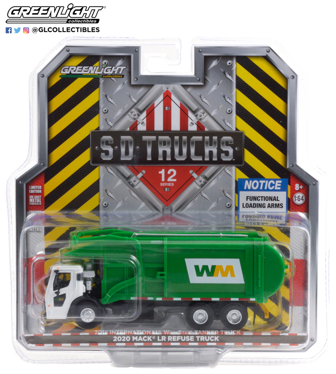 マック　LR　リフューズ・トラック 1:64 S.D. Trucks Series 12 - 2020 Mack LR Refuse Truck