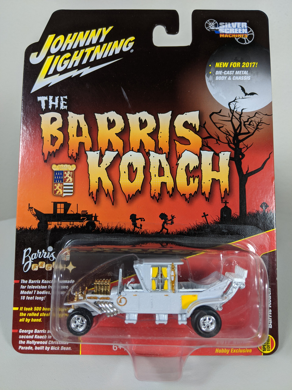 1:64 The Barris Koach White Lightning Hobby Exclusive by Johnny Lightning -  Town and Country Toys
