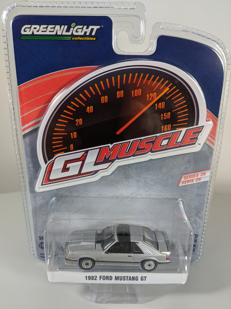 1:64 GreenLight Muscle Series 26 - 1982 Ford Fox Body Mustang GT