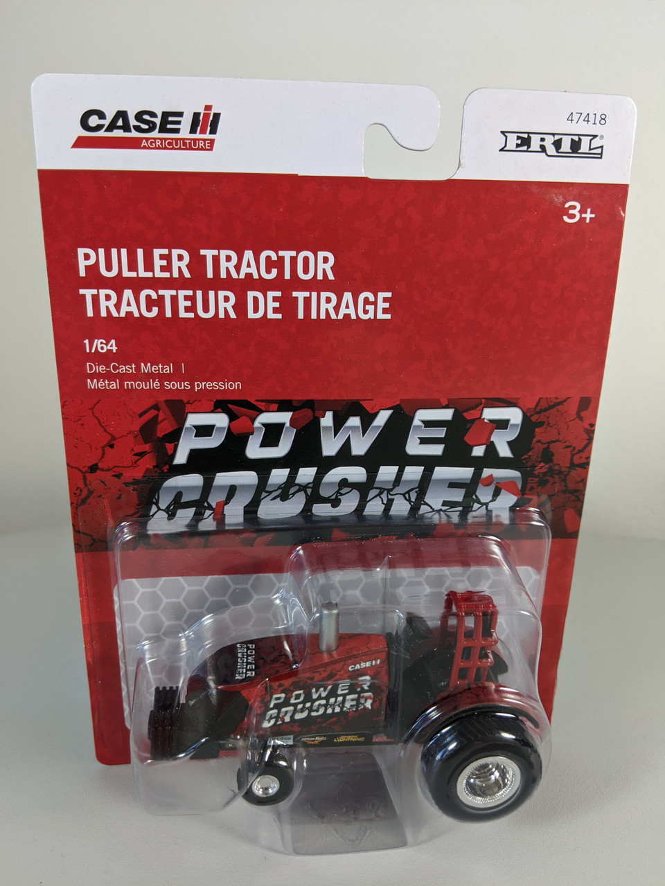 1:64 Case IH Puller Tractor, Power Crusher by Ertl - Town