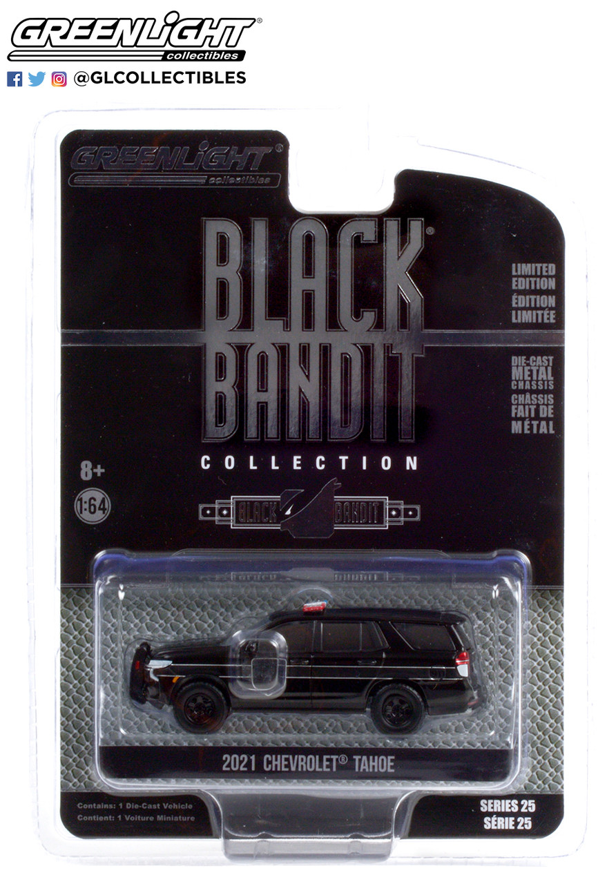 1:64 Black Bandit Series 25 - 2021 Chevrolet Tahoe - Black Bandit Police
