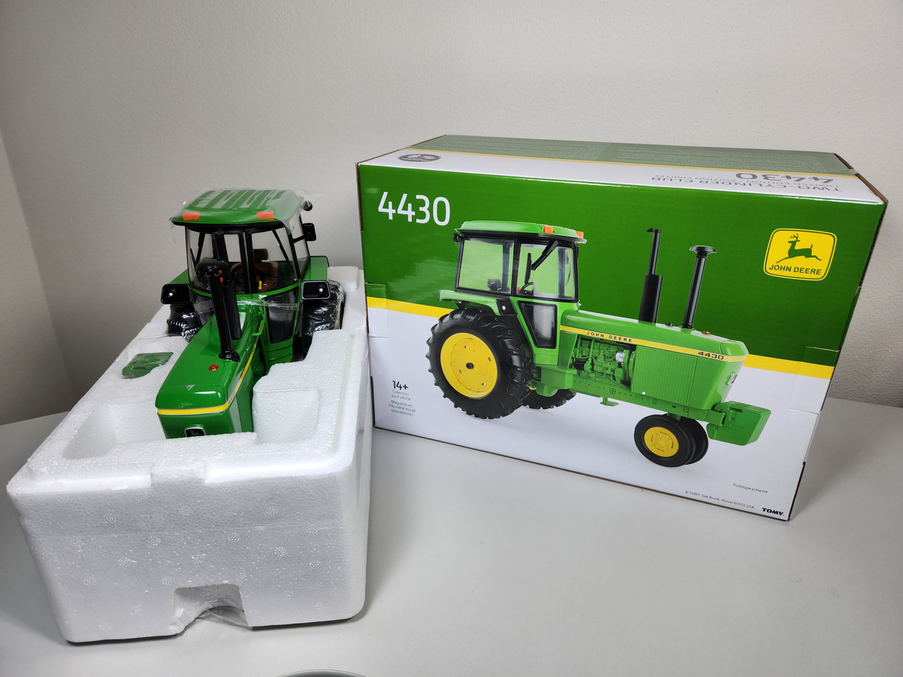 1:16 John Deere 4430 Tractor with Narrow Front and Cab - Two Cylinder Club  Edition by Ertl