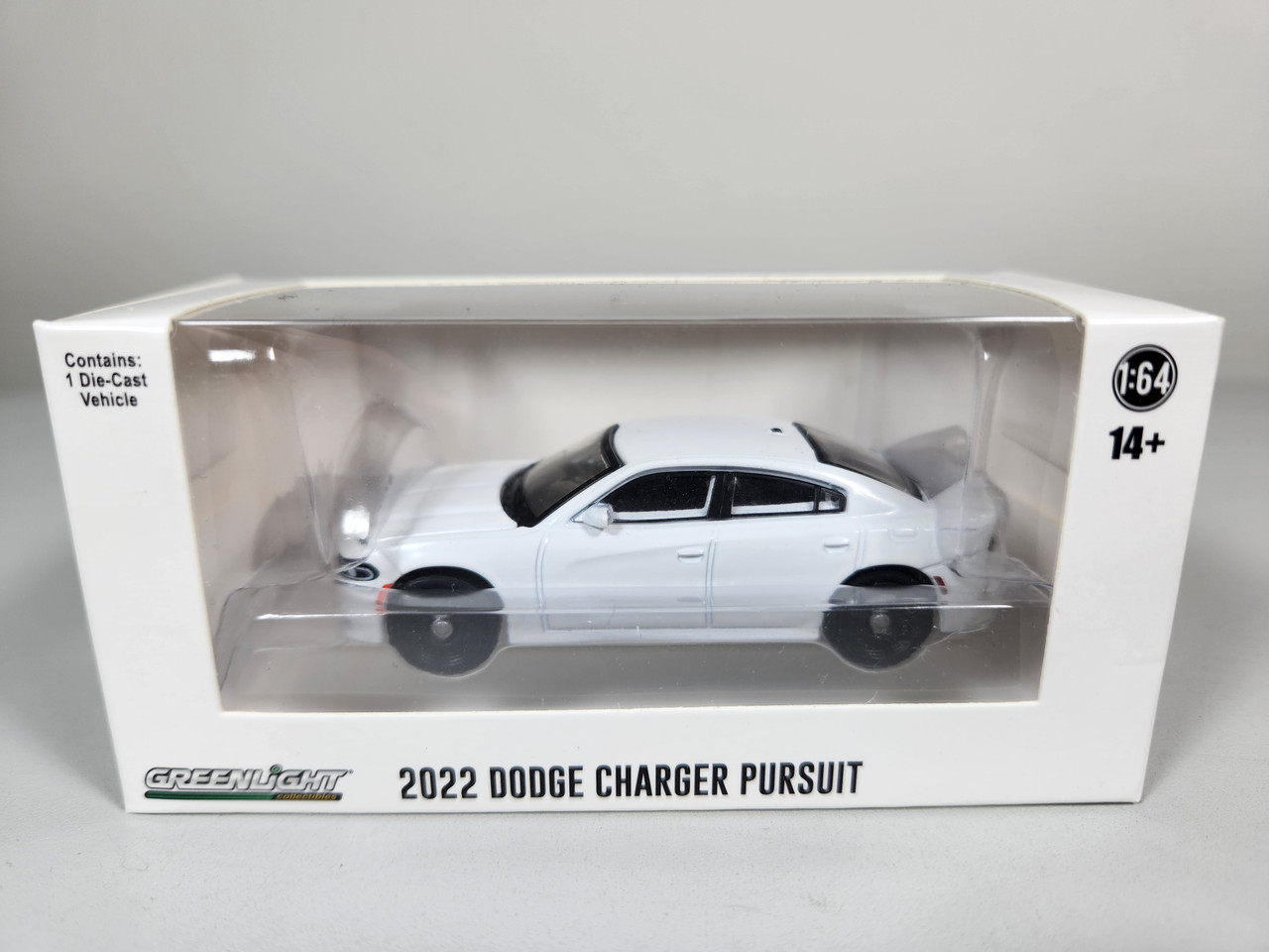 1:64 Hot Pursuit - 2022 Dodge Charger Pursuit - White (Hobby