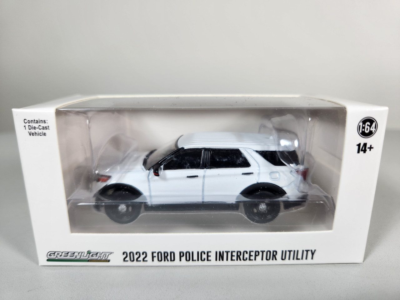 1:64 Hot Pursuit - 2022 Ford Police Interceptor Utility - White (Hobby  Exclusive)