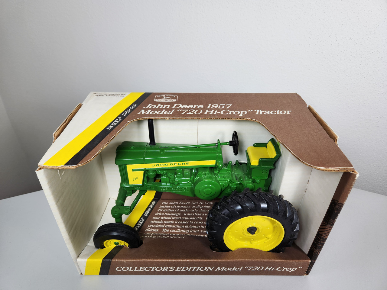 1:16 John Deere 1957 Model 720 Hi-Crop Tractor, Collector's