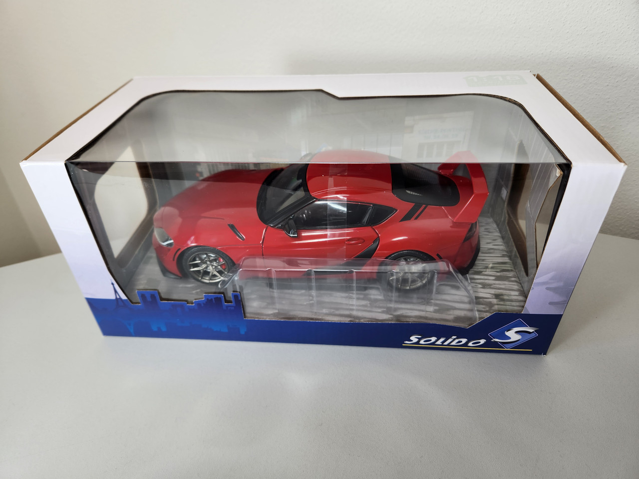 1:18 2023 Toyota GR Supra Streetfighter, Performance Red by Solido