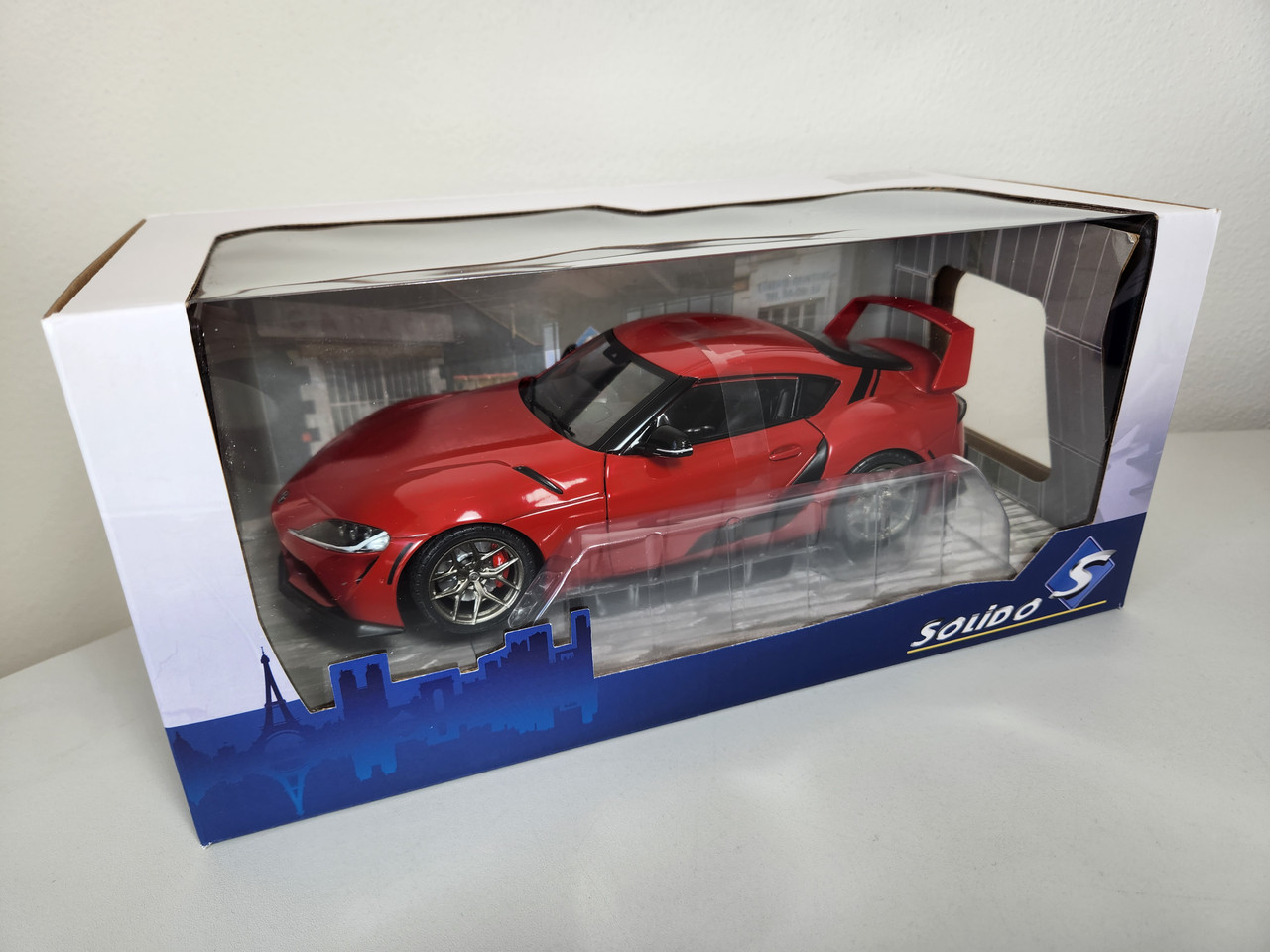 1:18 2023 Toyota GR Supra Streetfighter, Performance Red by Solido