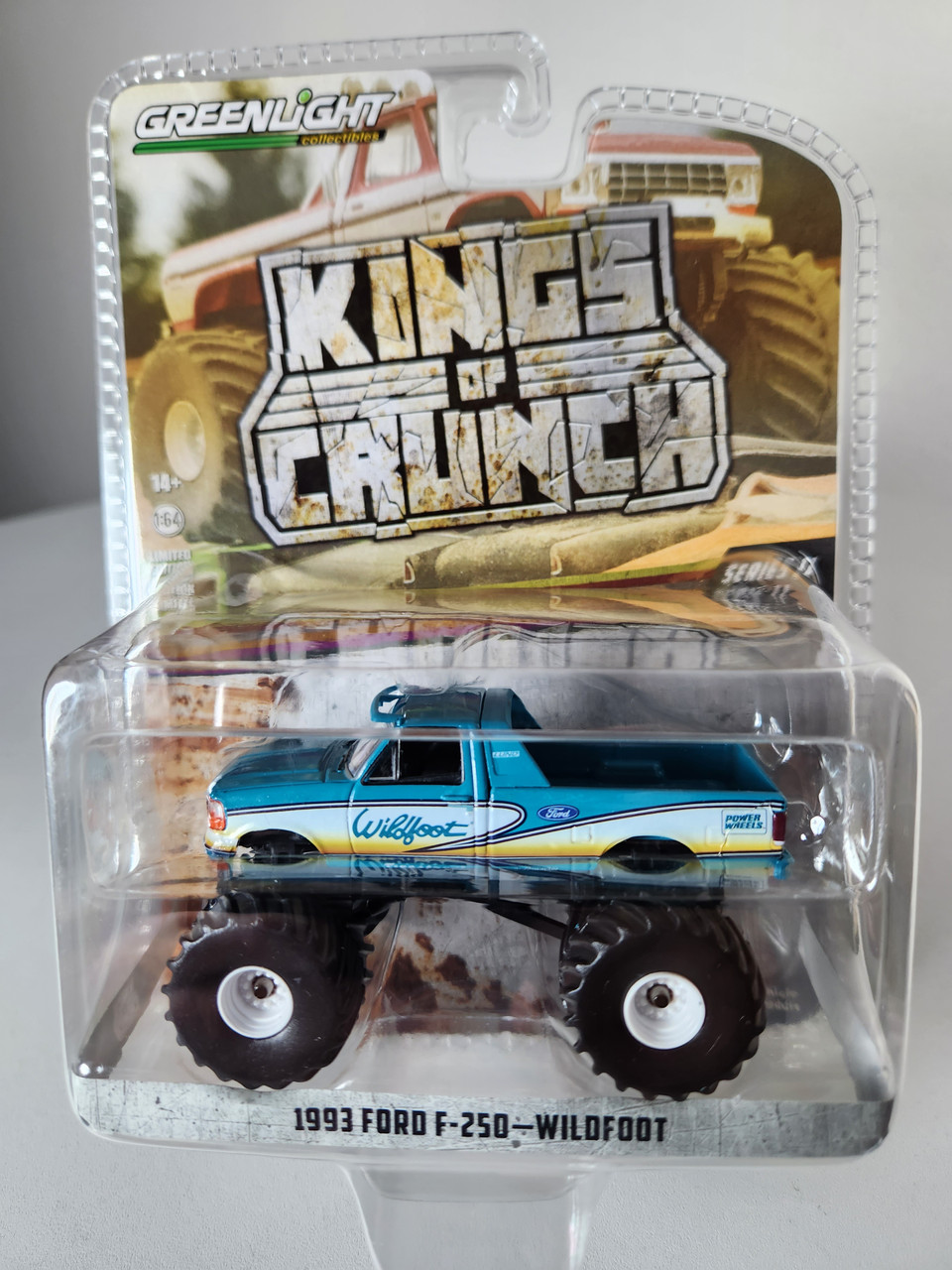 1:64 Kings of Crunch Series 11 - Wildfoot - 1993 Ford F-250