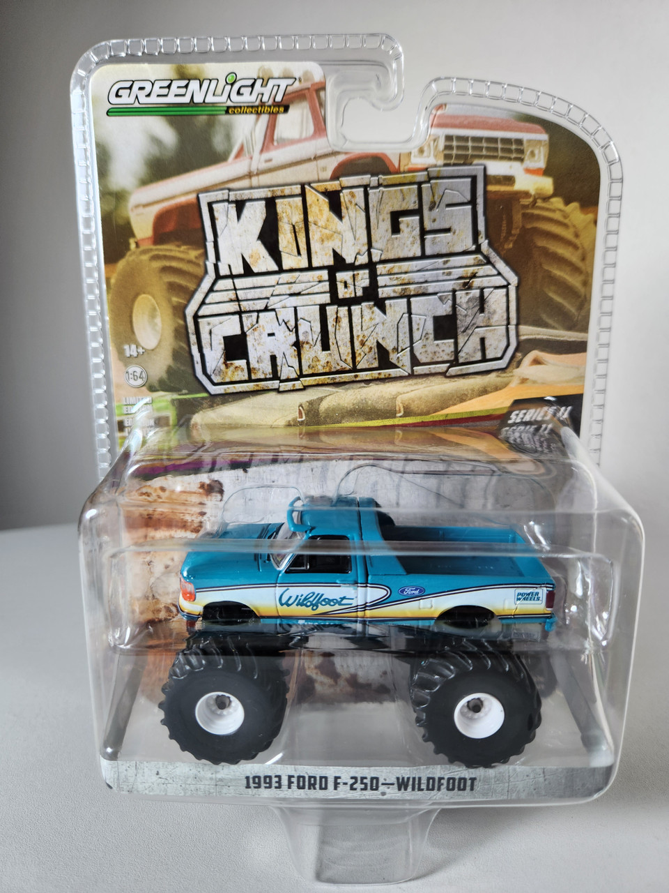 1:64 Kings of Crunch Series 11 - Wildfoot - 1993 Ford F-250