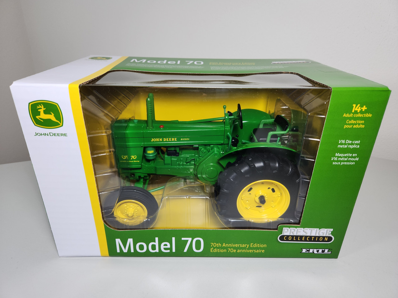 1:16 John Deere Model 70 Standard Diesel Tractor - 70th