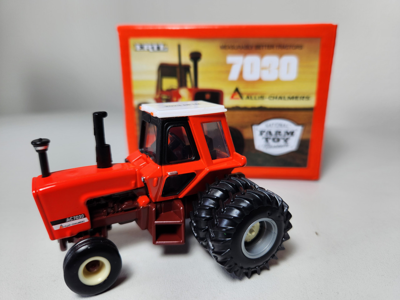 1:64 Allis Chalmers 7030, Maroon Belly with Cab, NFTM 2023 Edition