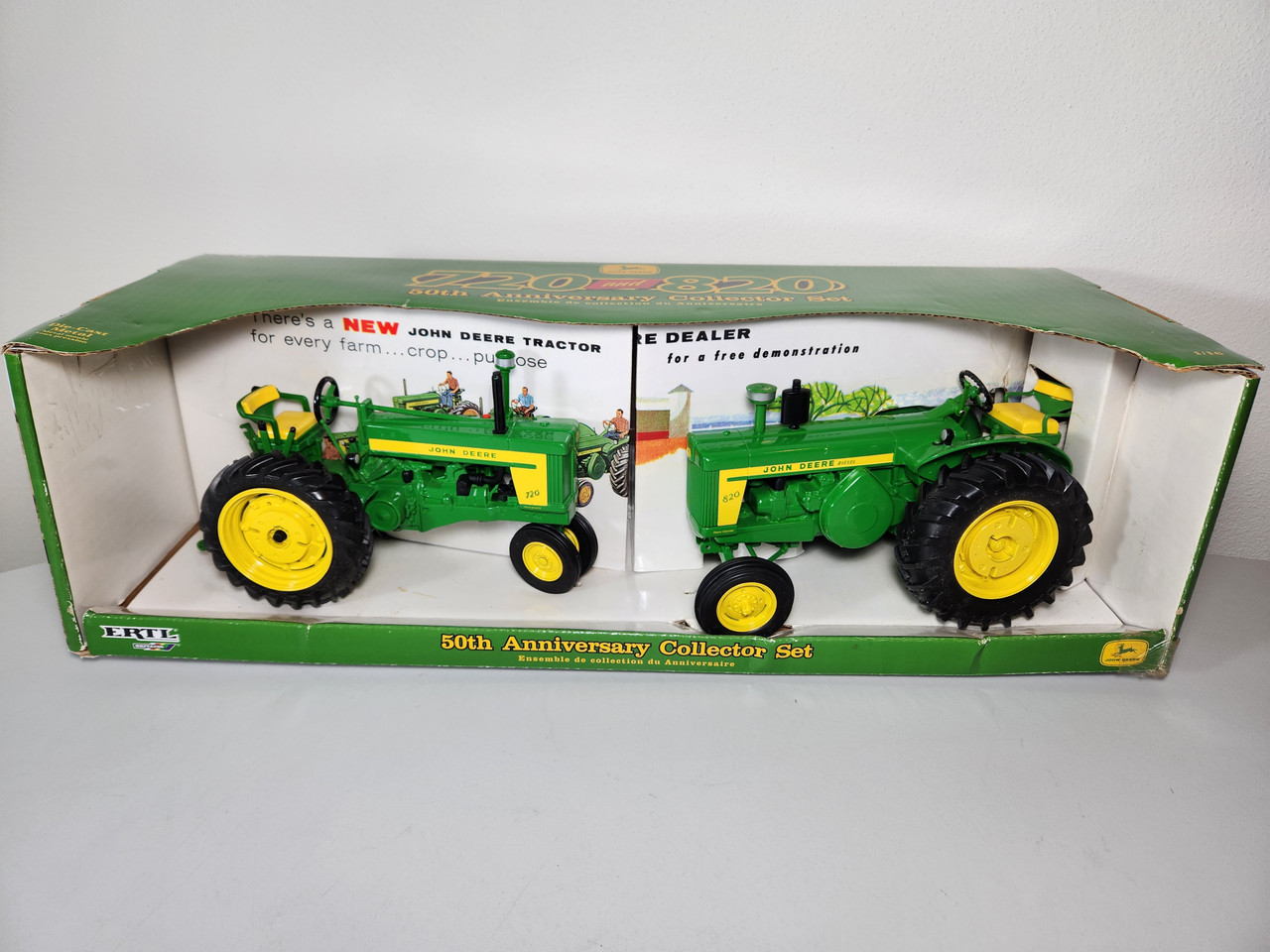 Trattore John Deere 2020 Con Lama 1:16 - ERTL Prestige 45782 - Nuovo In Scatola