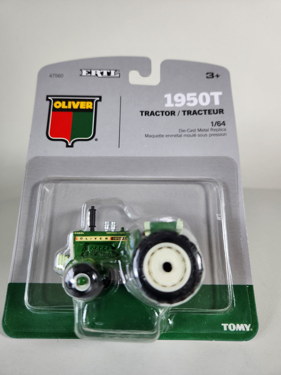 1:64 Oliver 1950T with Duals and Front Weights by Ertl Town and