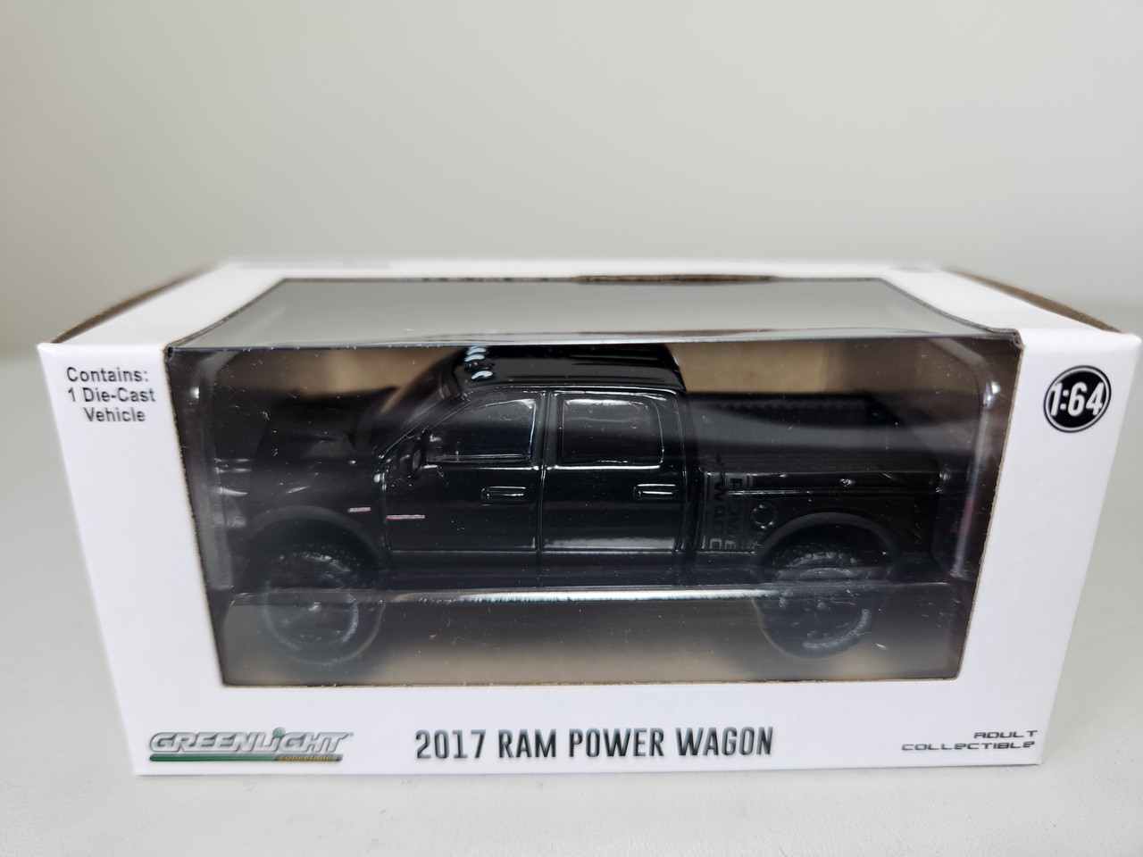 1:64 2017 Ram 2500 Power Wagon, Black, Lifted, Surplus Goodies