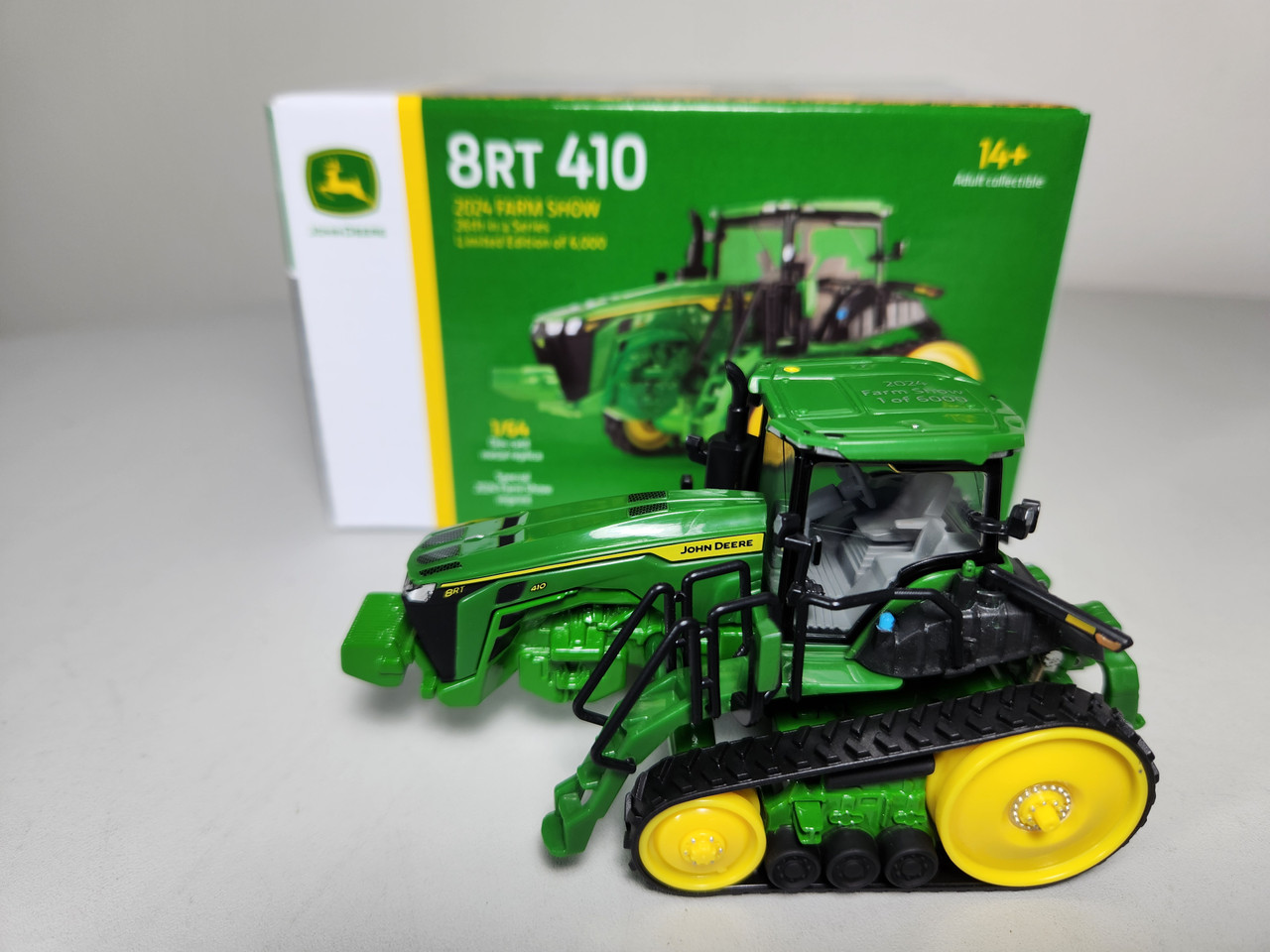 1:64 John Deere 8RT 410 Tractor 2024 Farm Show Edition by
