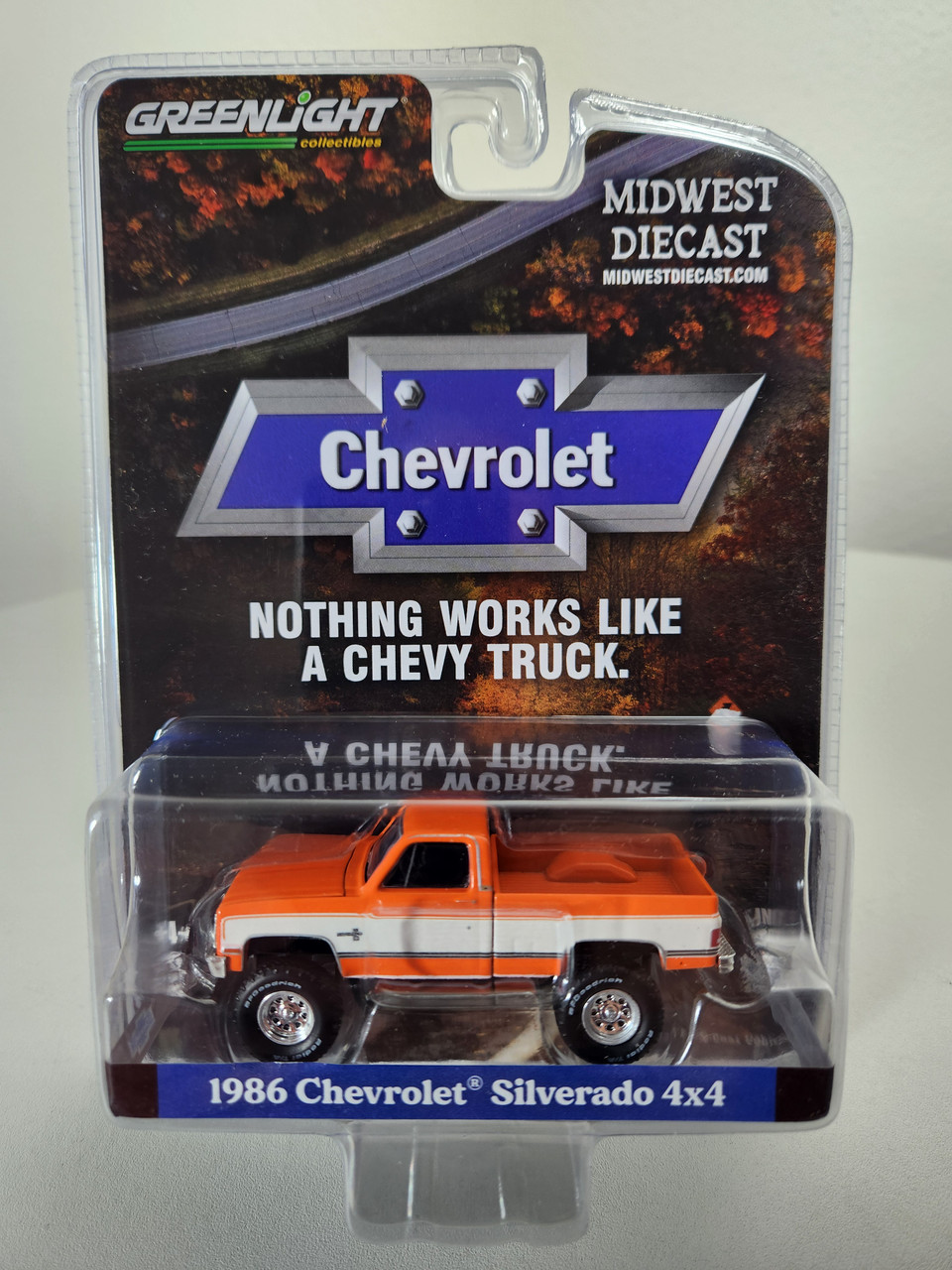 GREENLIGHT　AUCTION　BLOCK　1/64　6台まとめ売り 1:64 1986 Chevrolet Silverado, 4x4, Lifted, Orange & White