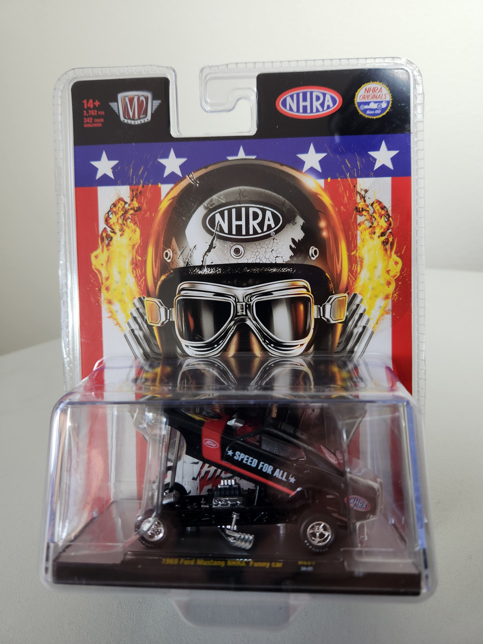 1:64 1969 Ford Mustang NHRA Funny Car, Black by M2 - Town and