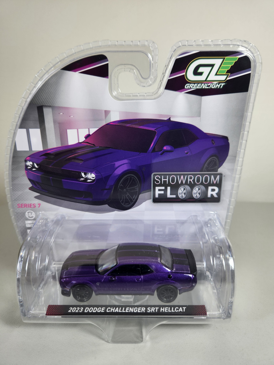 1:64 Showroom Floor Series 7 - 2023 Dodge Challenger SRT Hellcat