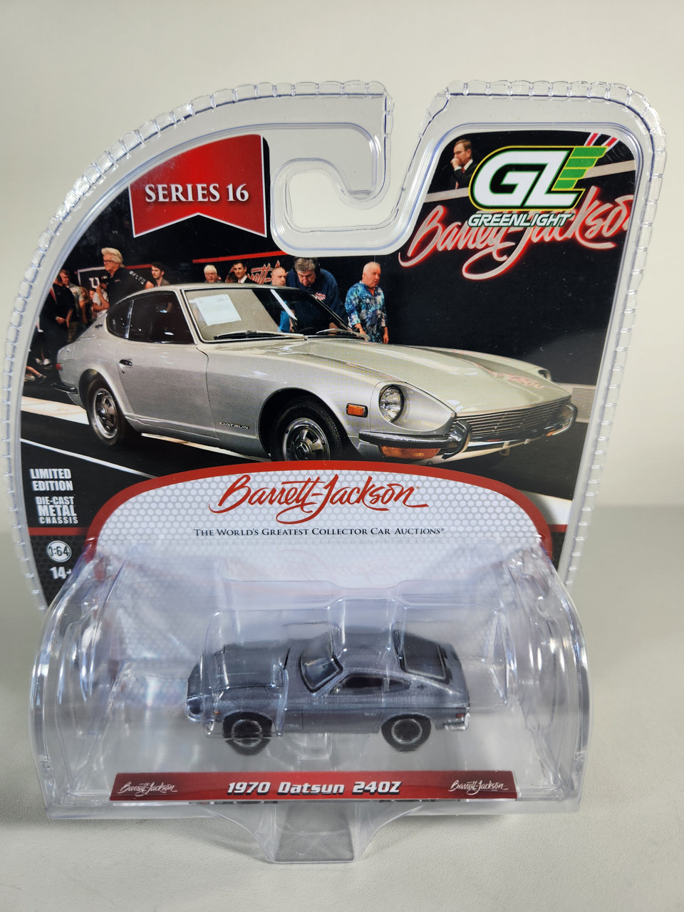 1:64 Barrett-Jackson Series 16 - 1970 Datsun 240Z (Palm Beach 2023