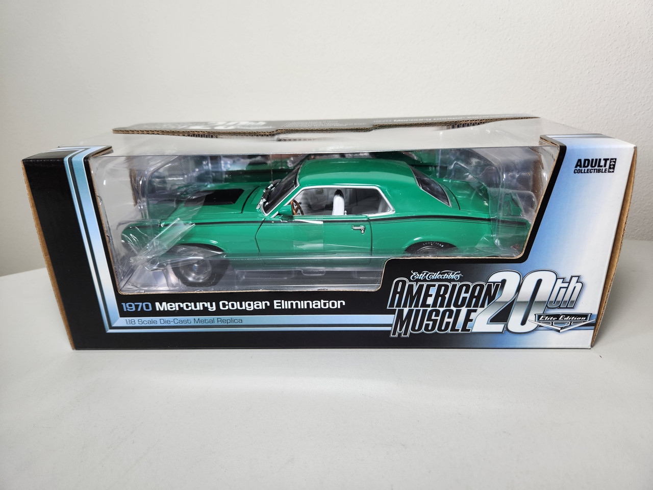 1:18 1970 Mercury Cougar Eliminator, Competition Green, Elite
