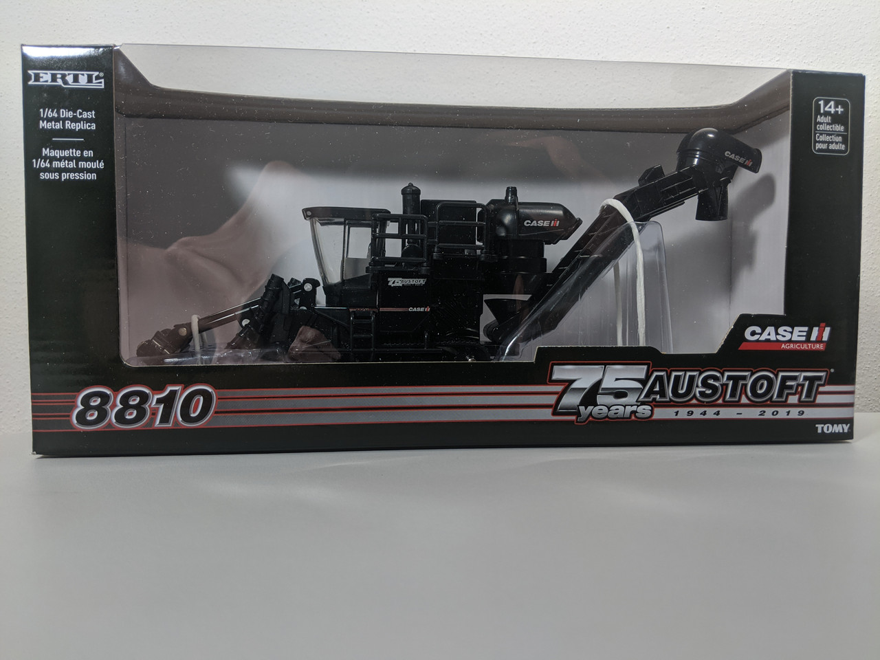 1:64 Case IH 8810 Austoft Sugar Cane Harvestor, Black, 75th Anniversary  Edition