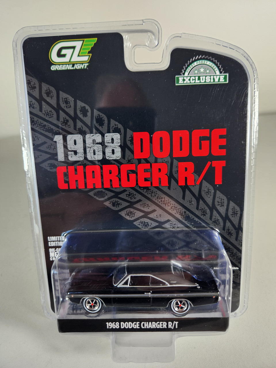 1:64 1968 Dodge Charger R/T - Black (Hobby Exclusive) - Town and