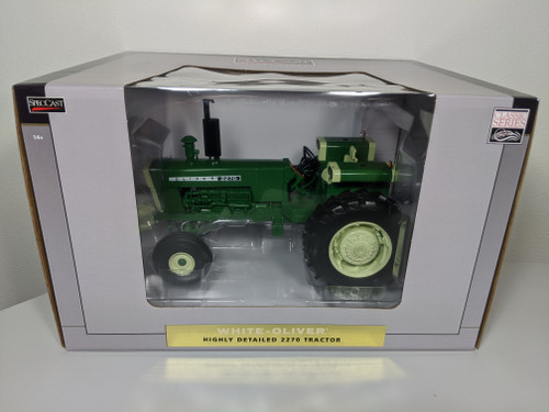 1:16 White Oliver 2270 Diesel Tractor with Wide Front