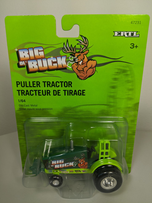 1:64 Big Ol' Buck Green Puller Tractor by Ertl