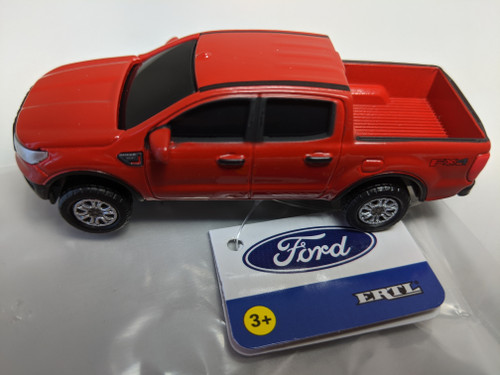 1:64 2019 Ford Ranger XLT Crew Cab, Red by Ertl