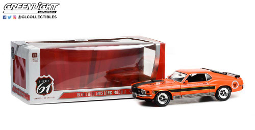1:18 Highway 61 - 1970 Ford Mustang Mach 1 - Texas International Speedway Official Pace Car (1 of 1 Produced)