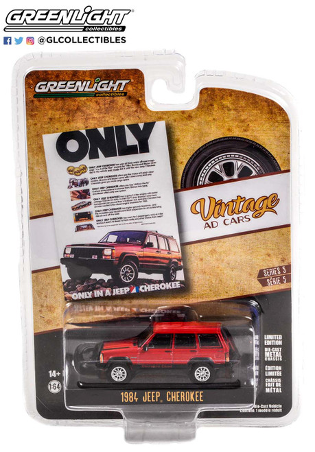 1:64 Vintage Ad Cars Series 5 - 1984 Jeep Cherokee Chief “Only In A Jeep Cherokee”