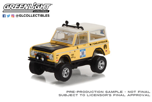 1:64 1969 Ford Bronco #141 Rebelle Rally - Toms Offroad, Roaming Wolves (Hobby Exclusive)